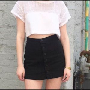 American Apparel Black Skirt